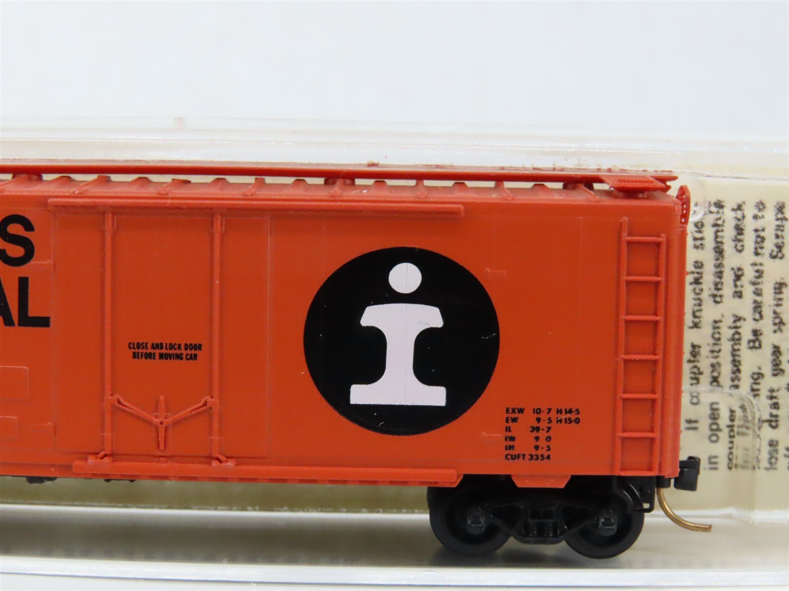 N Kadee Micro-Trains MTL 21070 ICG Illinois Central Gulf 40' Box Car #160514
