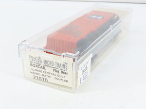 N Kadee Micro-Trains MTL 21070 ICG Illinois Central Gulf 40' Box Car #160514