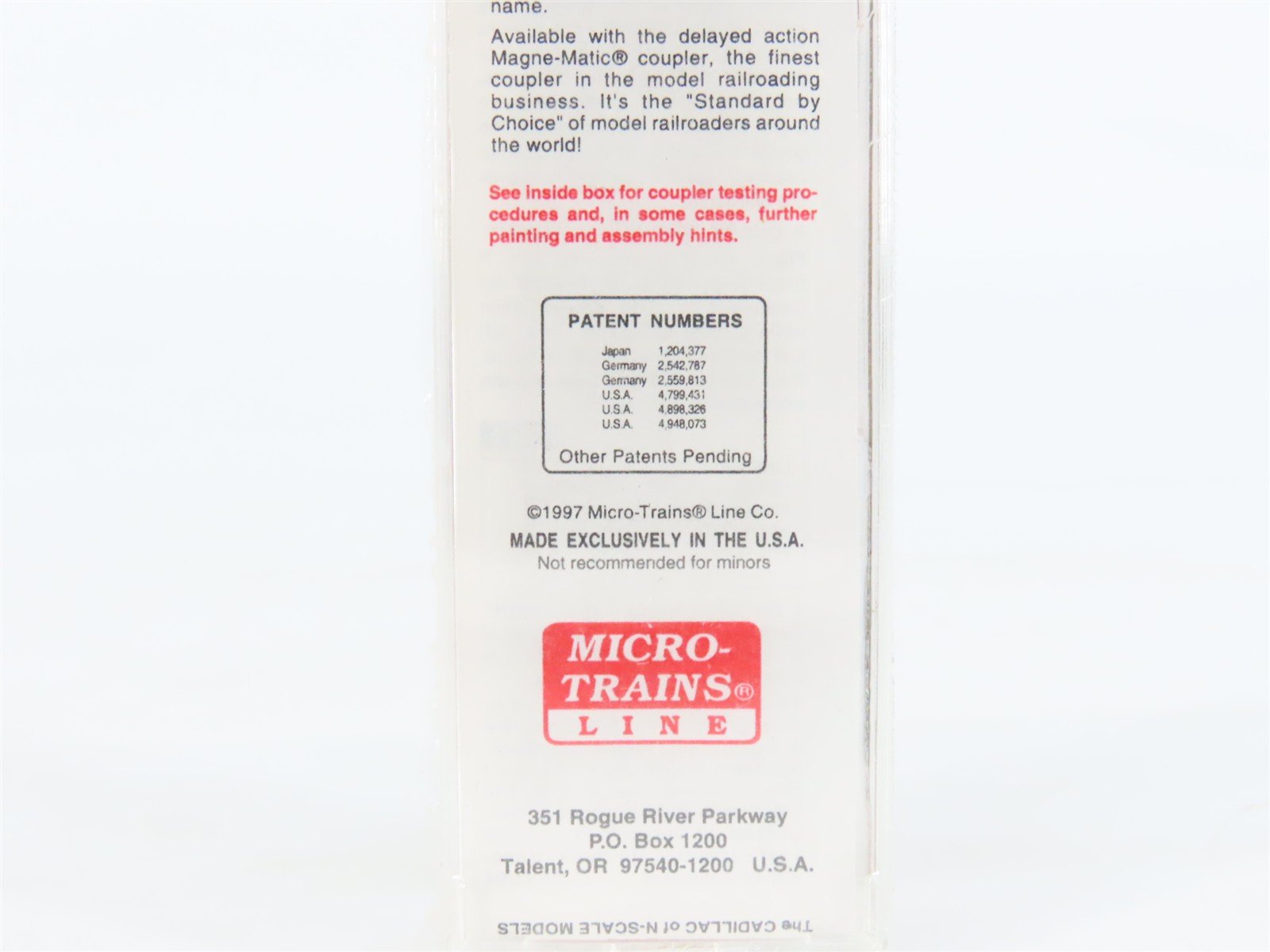 N Micro-Trains MTL 25020 MEC Maine Central Pine Tree Route 50' Box Car #31011