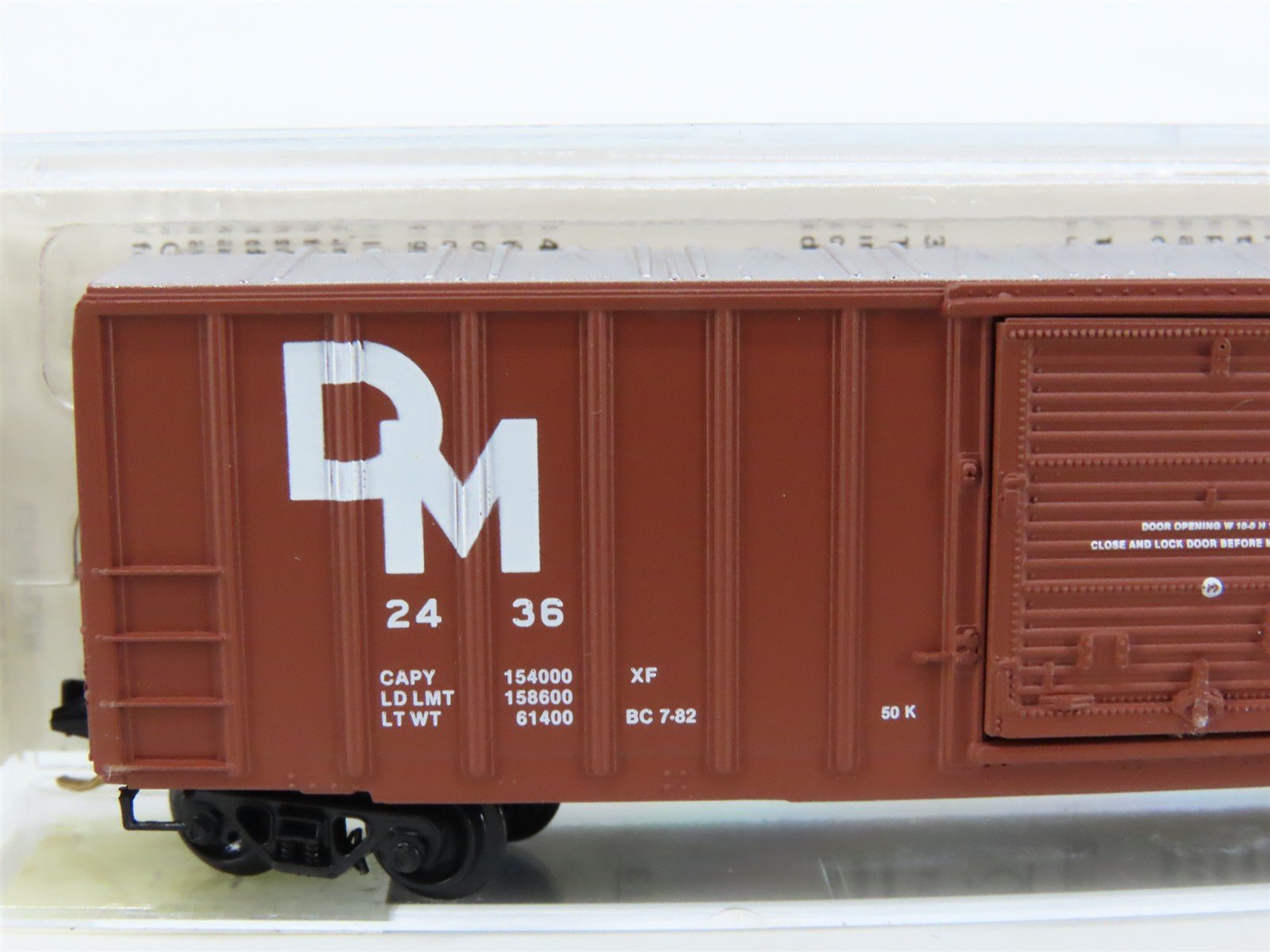 N Scale Kadee Micro-Trains MTL 25280 DM Detroit & Mackinac 50' Box Car #2436