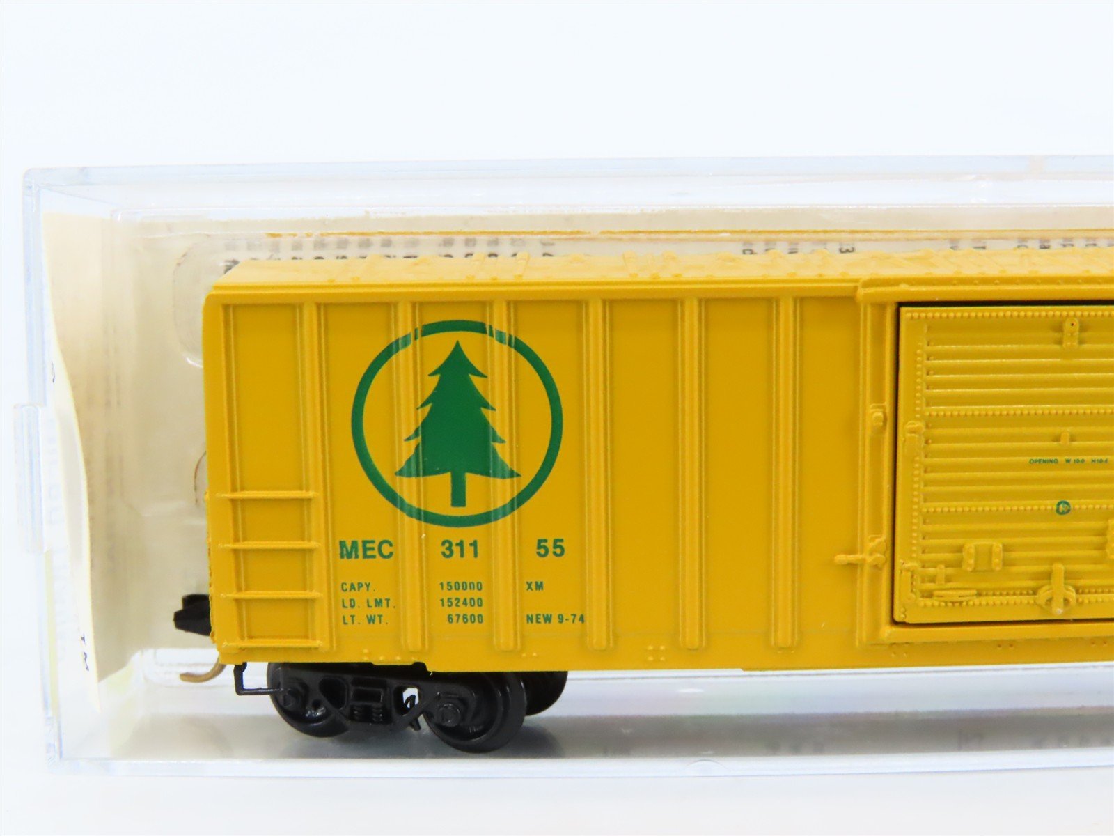 N Scale Kadee Micro-Trains MTL 25020 MEC Pine Tree Route 50' Box Car #31155