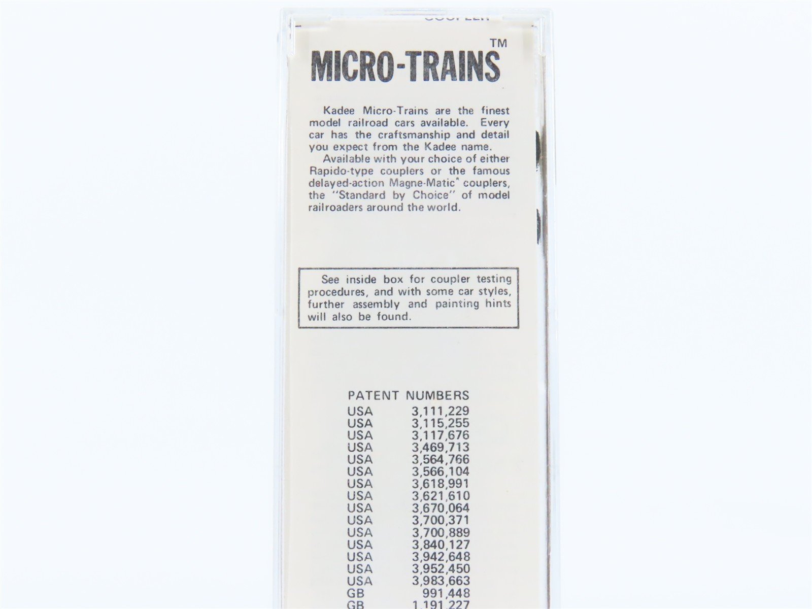 N Scale Kadee Micro-Trains MTL 25070 ASAB The Bay Line 50' Box Car #7093
