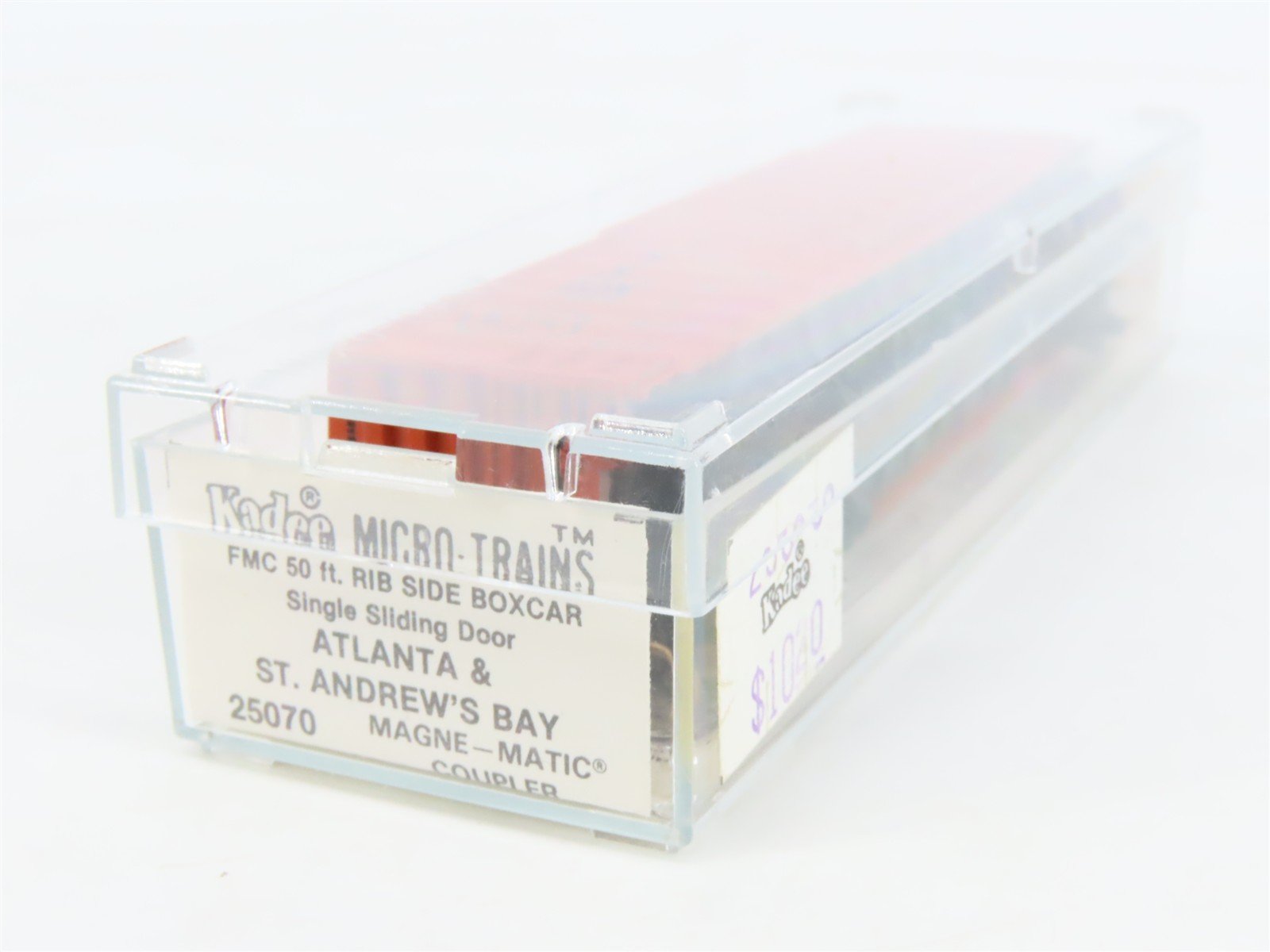 N Scale Kadee Micro-Trains MTL 25070 ASAB The Bay Line 50' Box Car #7093