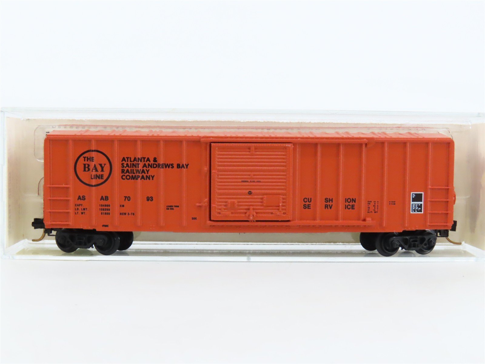 N Scale Kadee Micro-Trains MTL 25070 ASAB The Bay Line 50' Box Car #7093