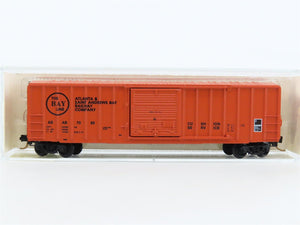 N Scale Kadee Micro-Trains MTL 25070 ASAB The Bay Line 50' Box Car #7093