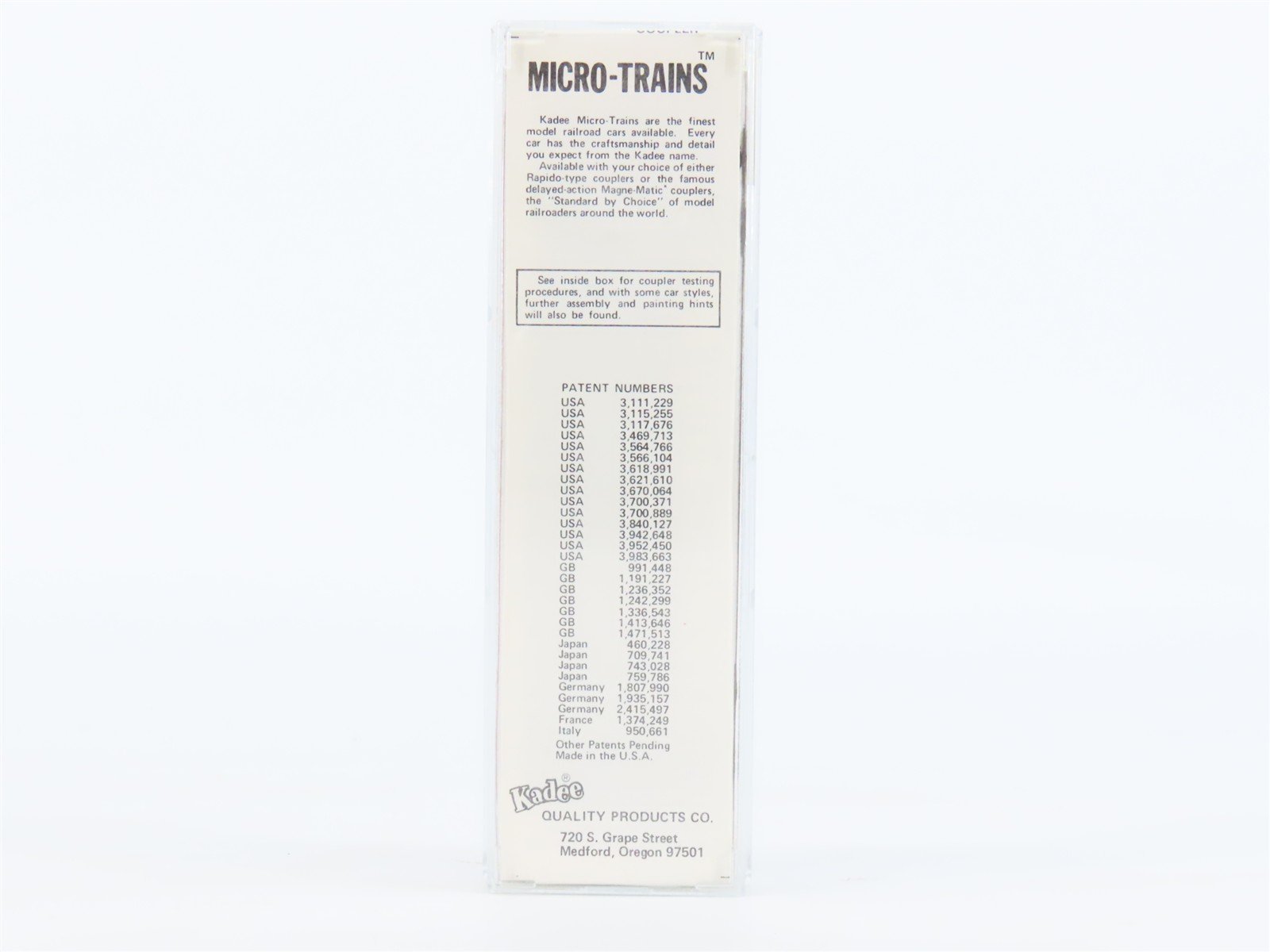 N Scale Kadee Micro-Trains MTL 25070 ASAB The Bay Line 50' Box Car #7093