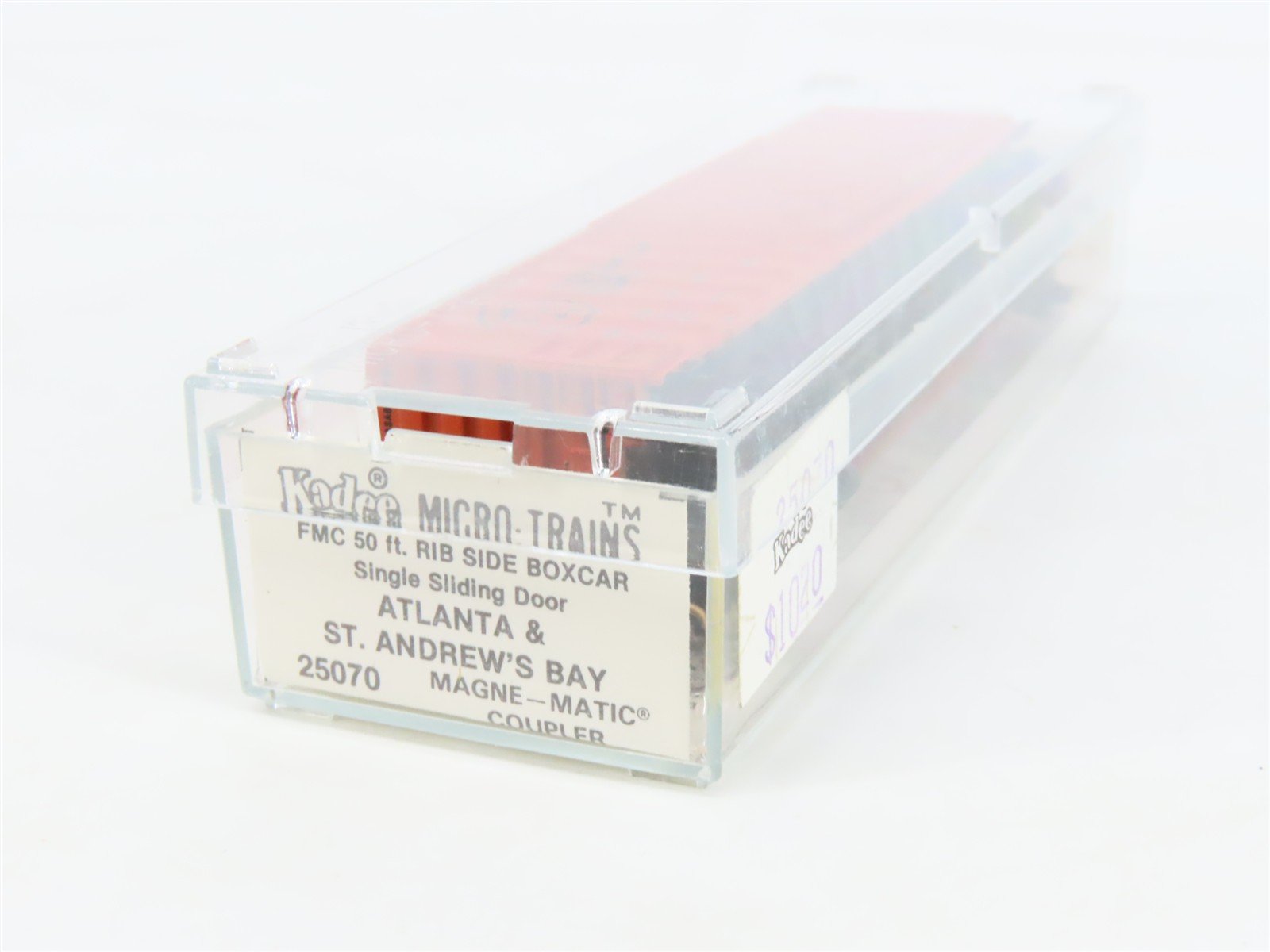 N Scale Kadee Micro-Trains MTL 25070 ASAB The Bay Line 50' Box Car #7093