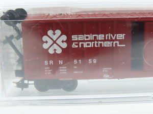 N Scale Micro-Trains MTL 25100 SRN Sabine River & Northern 50' Box Car #5159