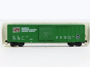 N Kadee Micro-Trains MTL 25050 MTW Marinette Tomahawk & Western 50' Boxcar #4152