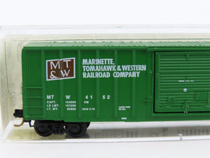 N Kadee Micro-Trains MTL 25050 MTW Marinette Tomahawk & Western 50' Boxcar #4152