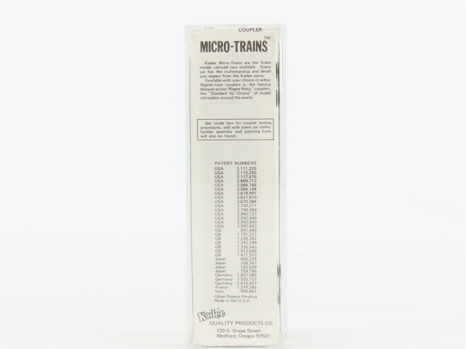 N Kadee Micro-Trains MTL 25050 MTW Marinette Tomahawk & Western 50' Boxcar #4152