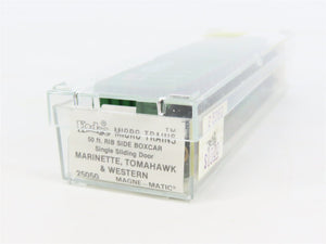 N Kadee Micro-Trains MTL 25050 MTW Marinette Tomahawk & Western 50' Boxcar #4152