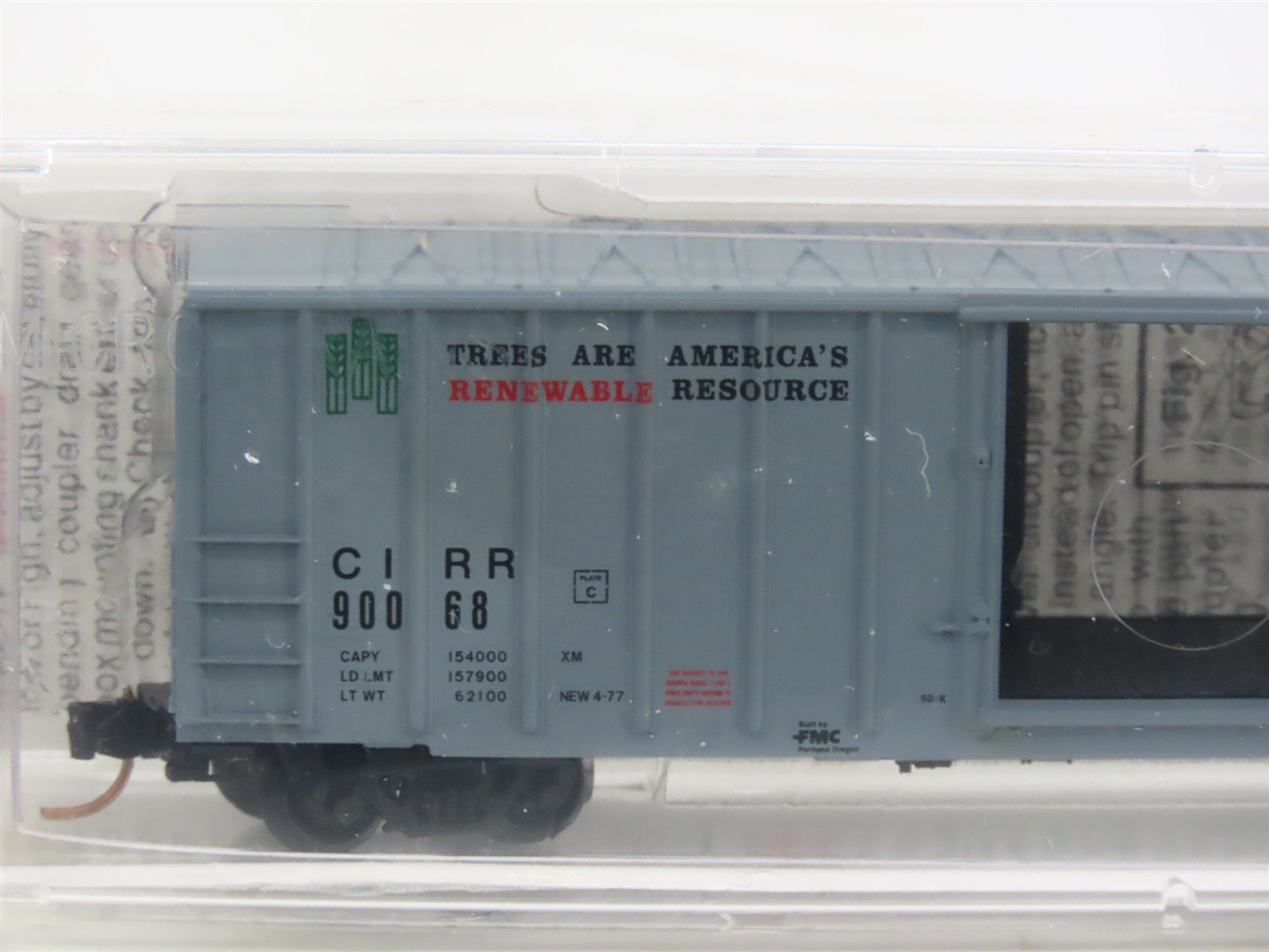 N Scale Micro-Trains MTL 25040 CIRR Chattahoochee Industrial 50' Box Car #90068