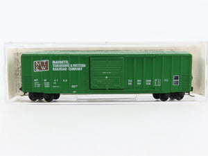 N Kadee Micro-Trains MTL 25050 MTW Marinette Tomahawk & Western 50' Boxcar #4152