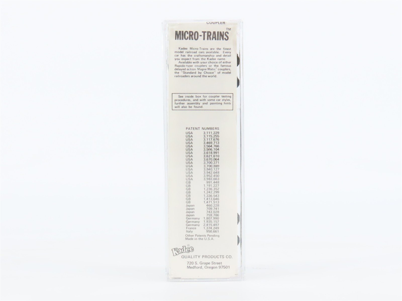 N Kadee Micro-Trains MTL 25050 MTW Marinette Tomahawk & Western 50' Boxcar #4152
