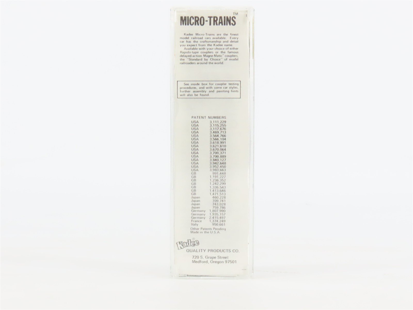 N Kadee Micro-Trains MTL 25050 MTW Marinette Tomahawk & Western 50' Boxcar #4152