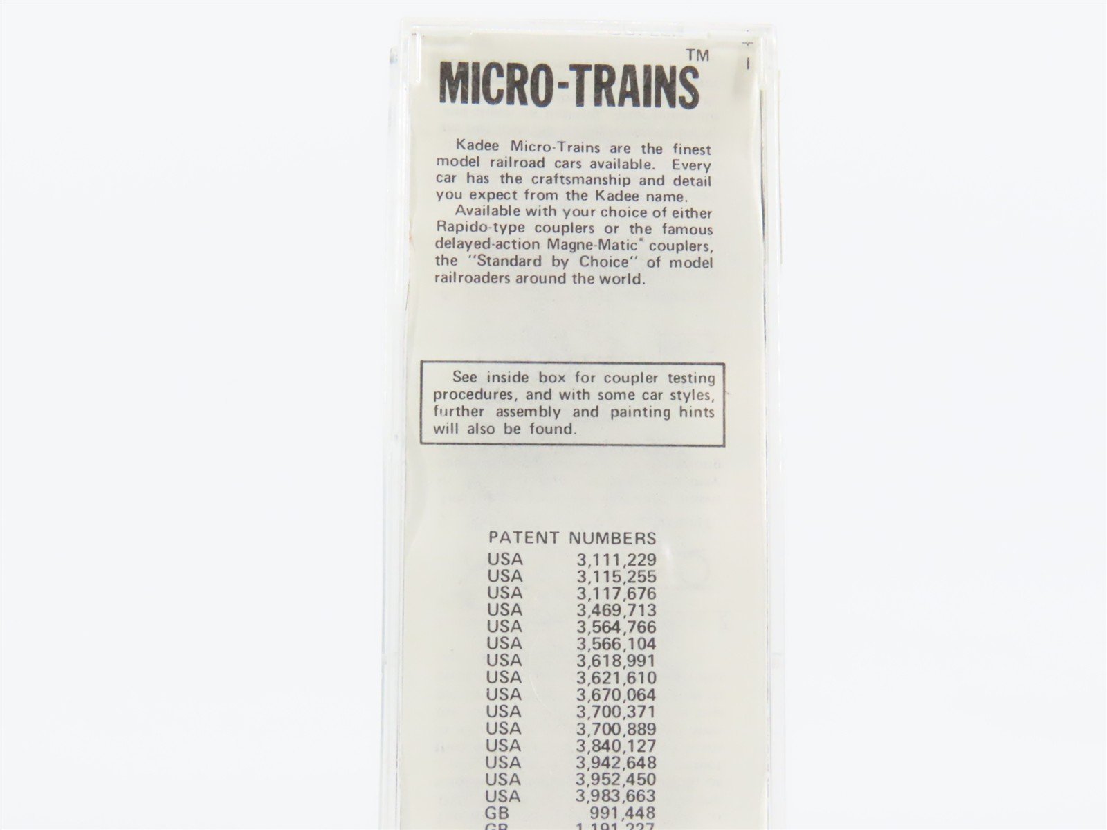N Kadee Micro-Trains MTL 25050 MTW Marinette Tomahawk & Western 50' Boxcar #4152