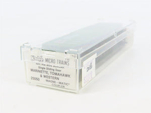 N Kadee Micro-Trains MTL 25050 MTW Marinette Tomahawk & Western 50' Boxcar #4152