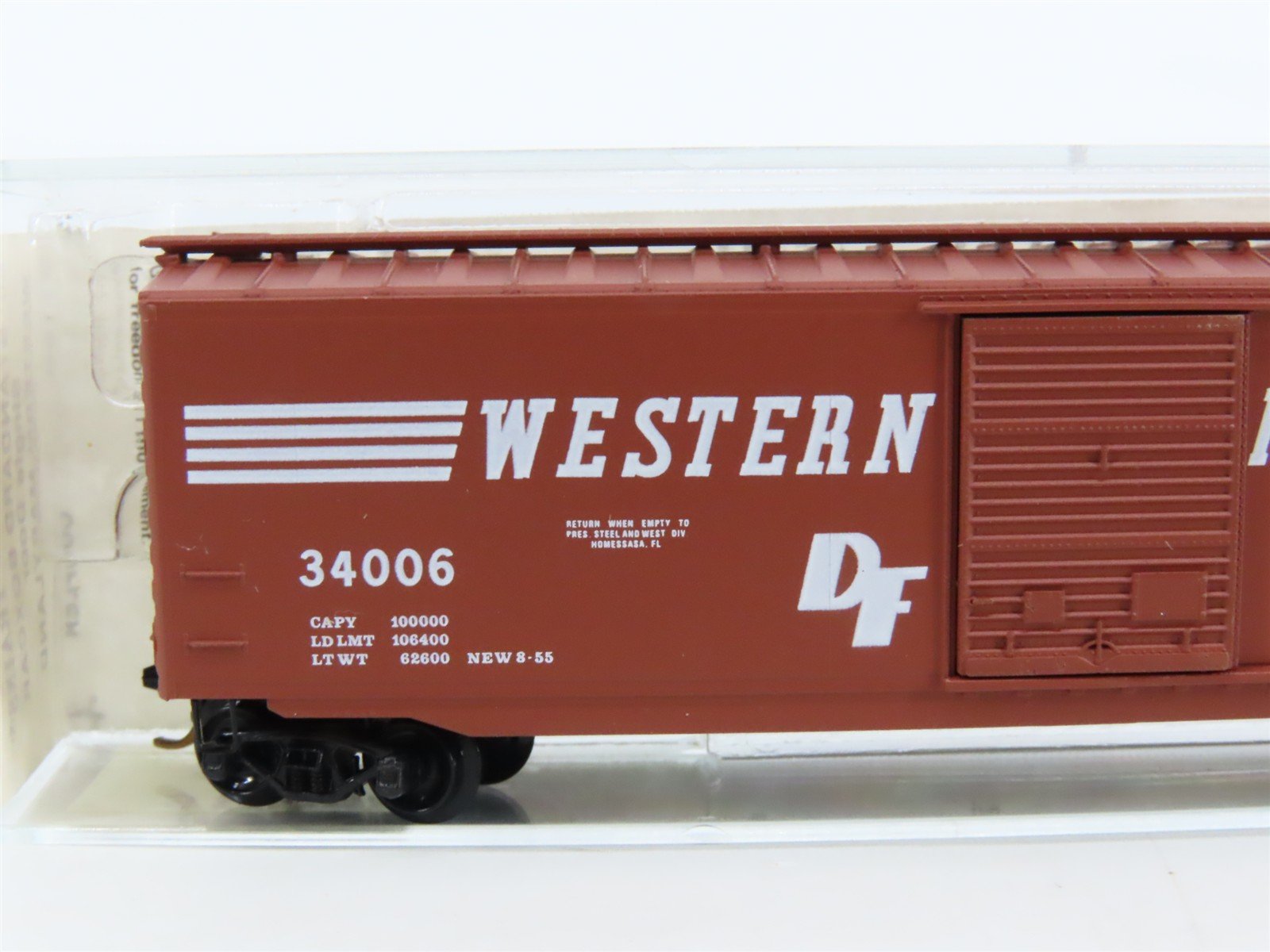 N Scale Kadee Micro-Trains MTL 31160 WM Western Maryland 50' Box Car #34006