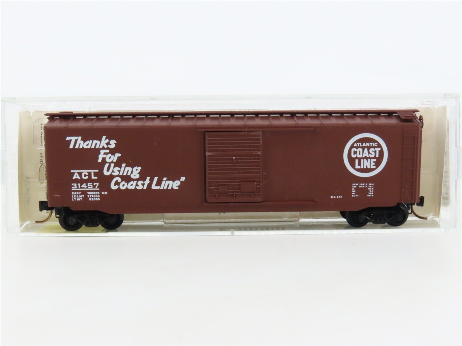 N Scale Kadee Micro-Trains MTL 31140 ACL Atlantic Coast Line 50' Box Car #31457