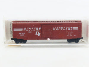 N Scale Micro-Trains MTL 31160 WM Western Maryland 50' Single Door Boxcar #34005