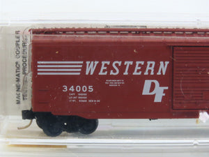 N Scale Micro-Trains MTL 31160 WM Western Maryland 50' Single Door Boxcar #34005