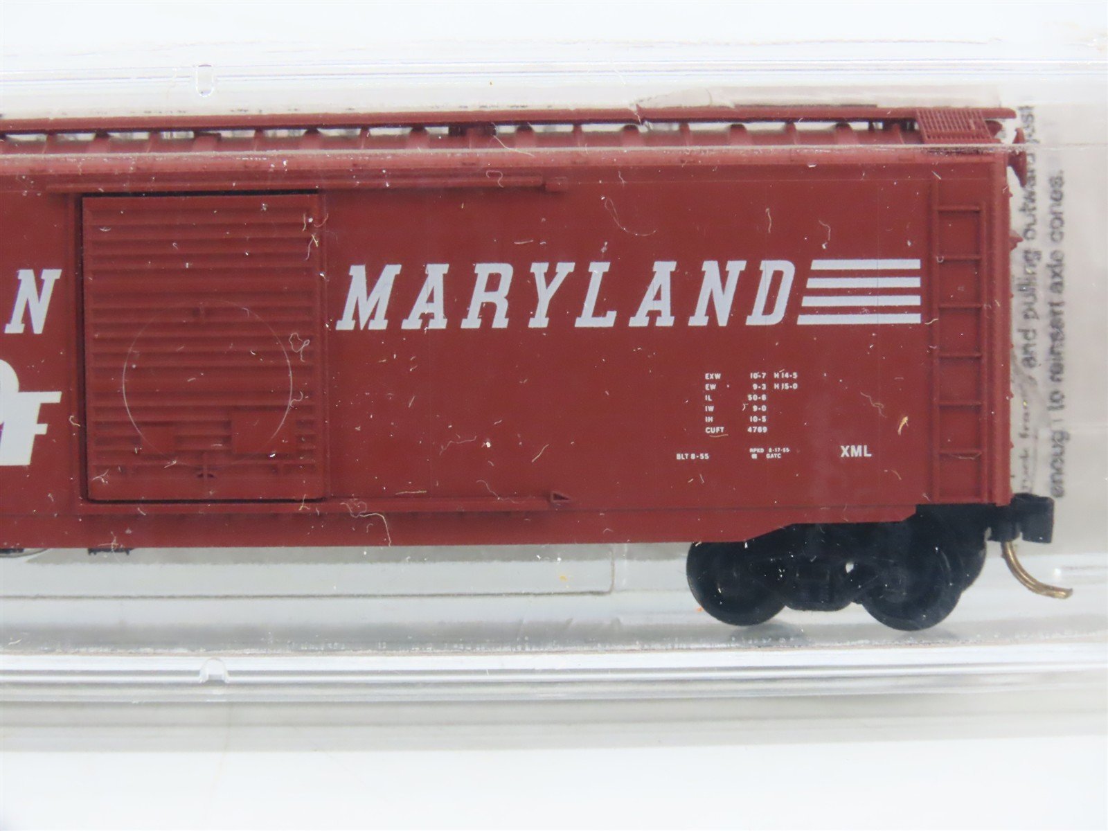 N Scale Micro-Trains MTL 31160 WM Western Maryland 50' Single Door Boxcar #34005