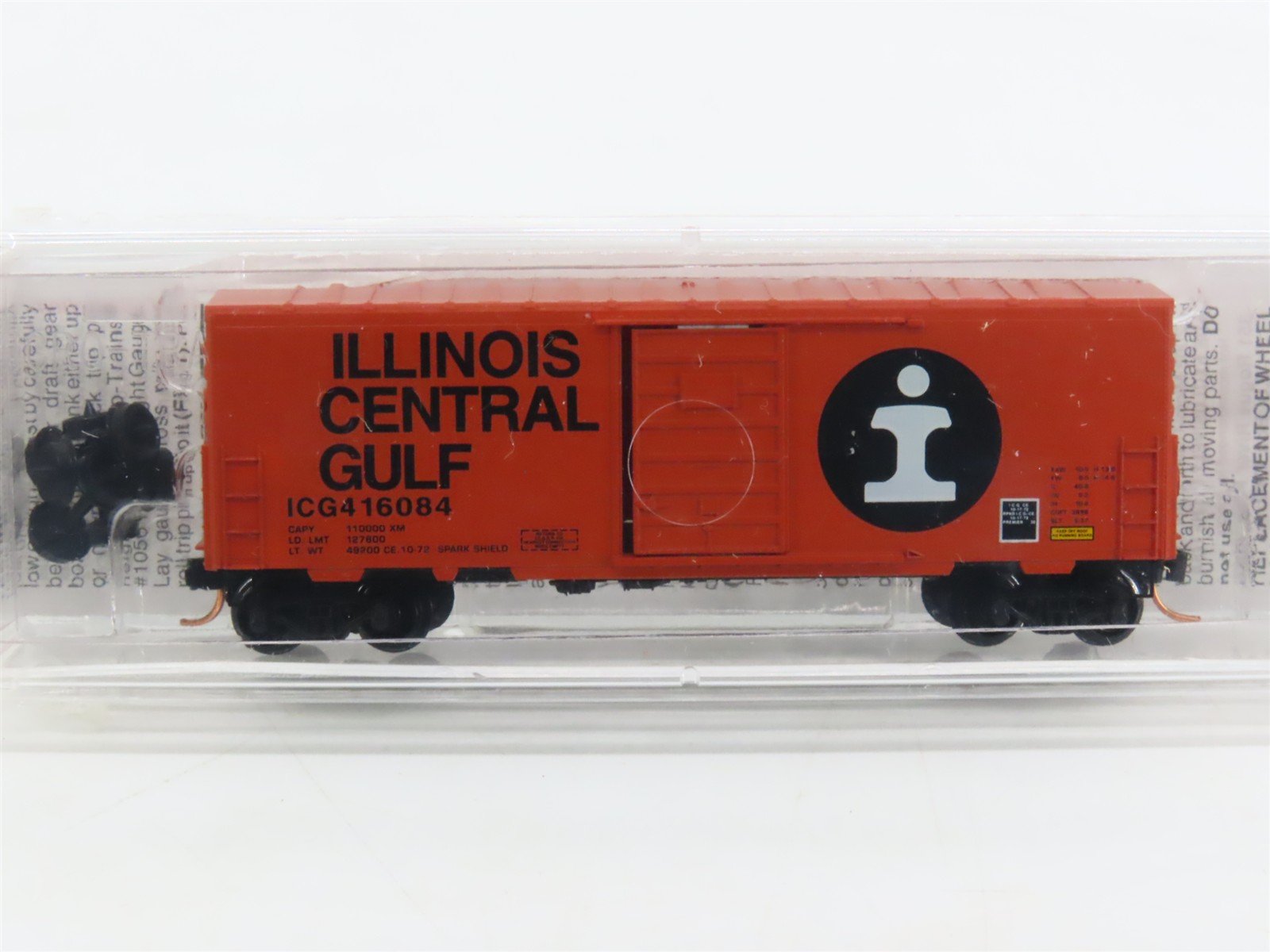 N Scale Micro-Trains MTL 24070 ICG Illinois Central Gulf 40' Box Car #416084