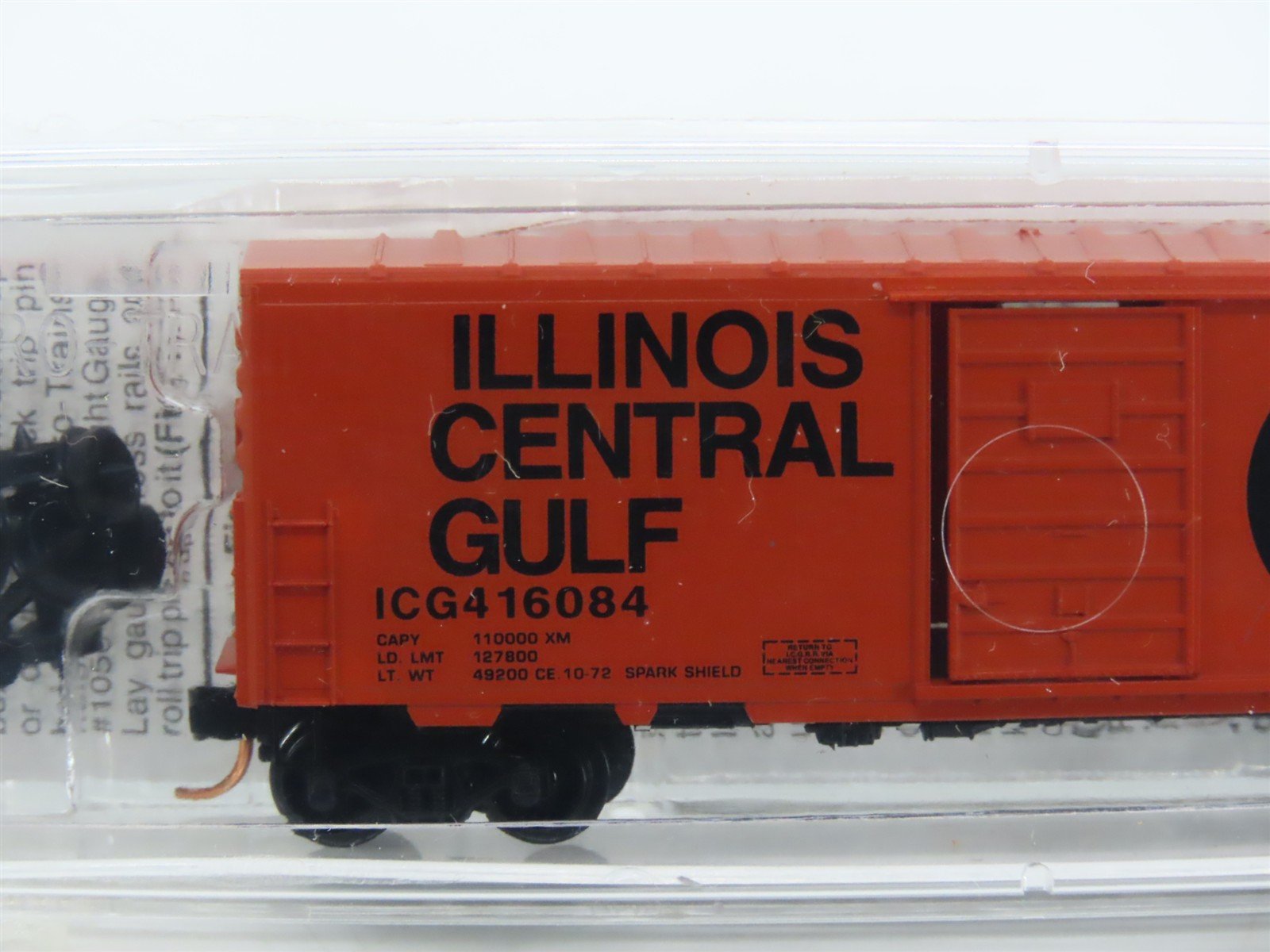 N Scale Micro-Trains MTL 24070 ICG Illinois Central Gulf 40' Box Car #416084