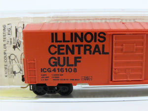 N Kadee Micro-Trains MTL 24070 ICG Illinois Central Gulf 40' Box Car #416108