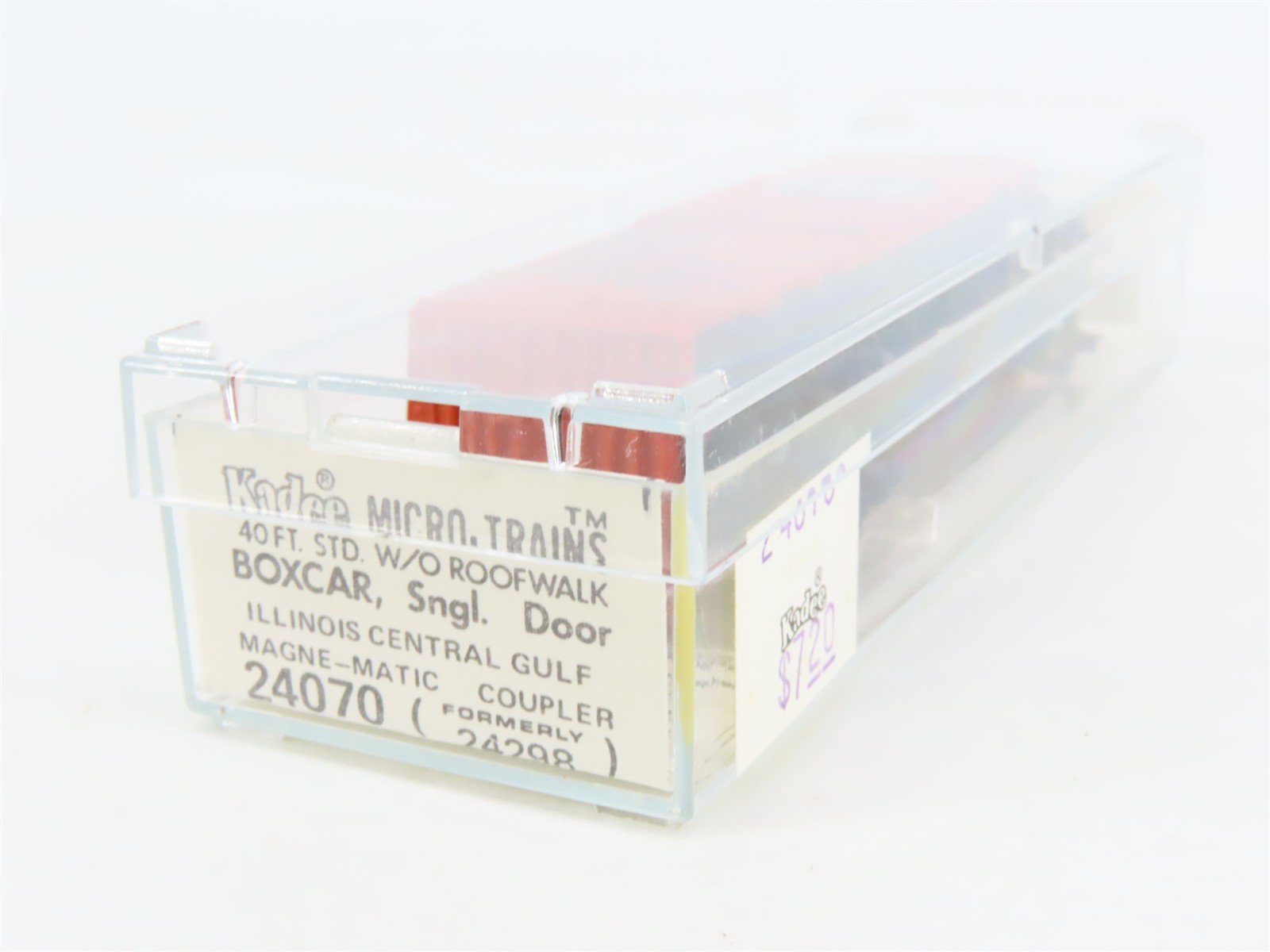 N Kadee Micro-Trains MTL 24070 ICG Illinois Central Gulf 40' Box Car #416108