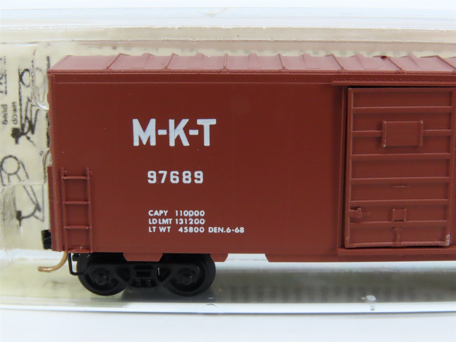 N Scale Kadee Micro-Trains MTL 24060 MKT The Katy 40' Single Door Box Car #97689