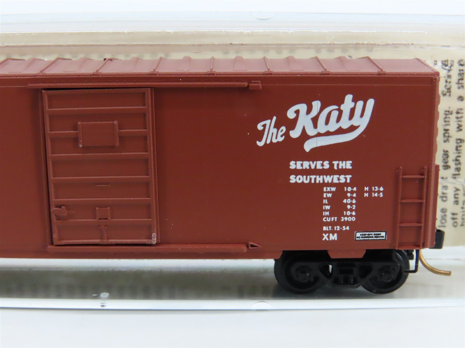 N Scale Kadee Micro-Trains MTL 24060 MKT The Katy 40' Single Door Box Car #97689