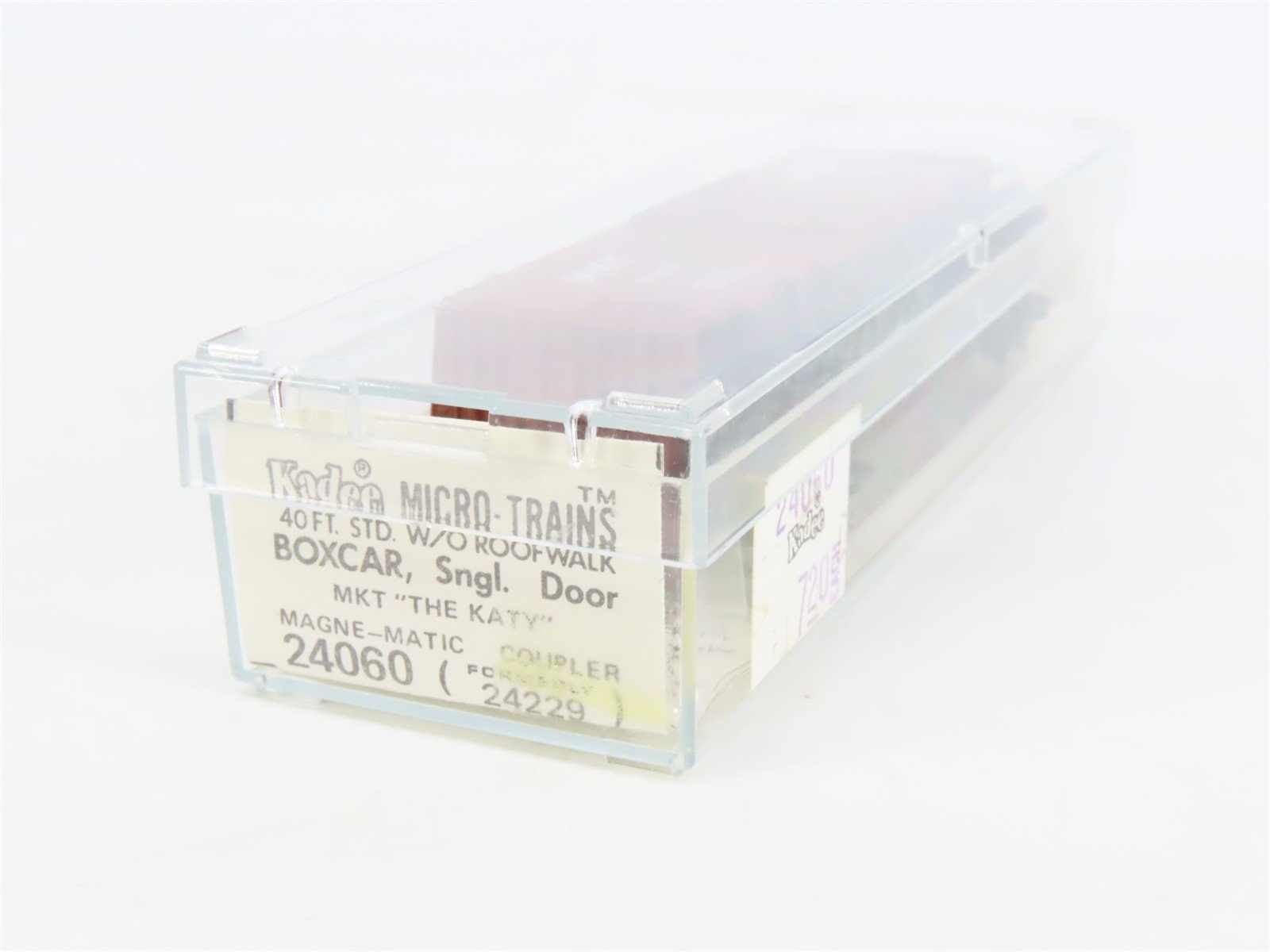 N Scale Kadee Micro-Trains MTL 24060 MKT The Katy 40' Single Door Box Car #97689