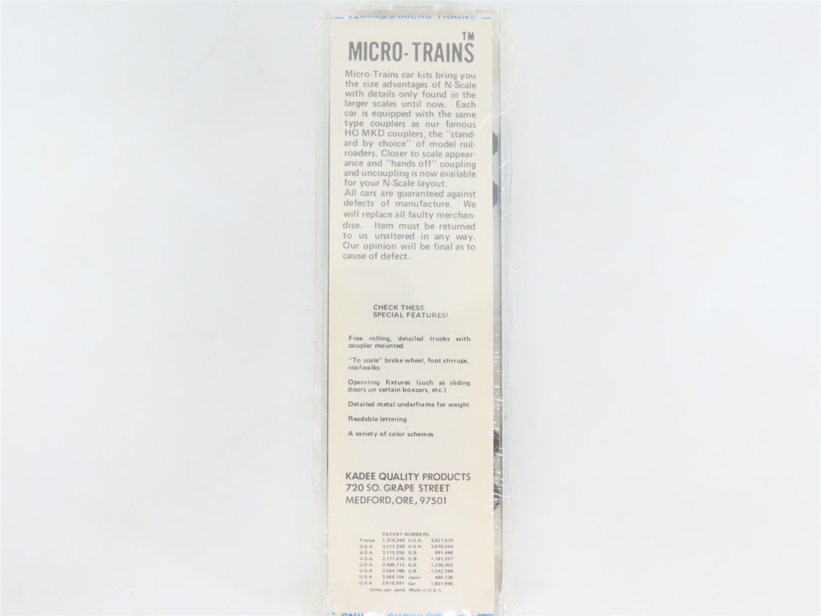 N Kadee Micro-Trains MTL 24229 MKT 