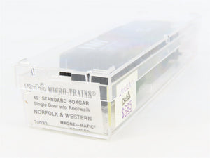 N Scale Kadee Micro-Trains MTL 24030 N&W Norfolk & Western 40' Box Car #391336