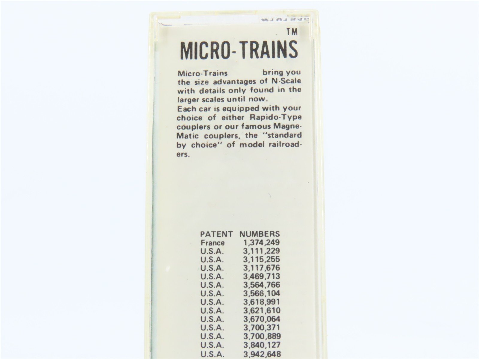 N Scale Kadee Micro-Trains MTL 24040 BN Burlington Northern 40' Box Car #161848