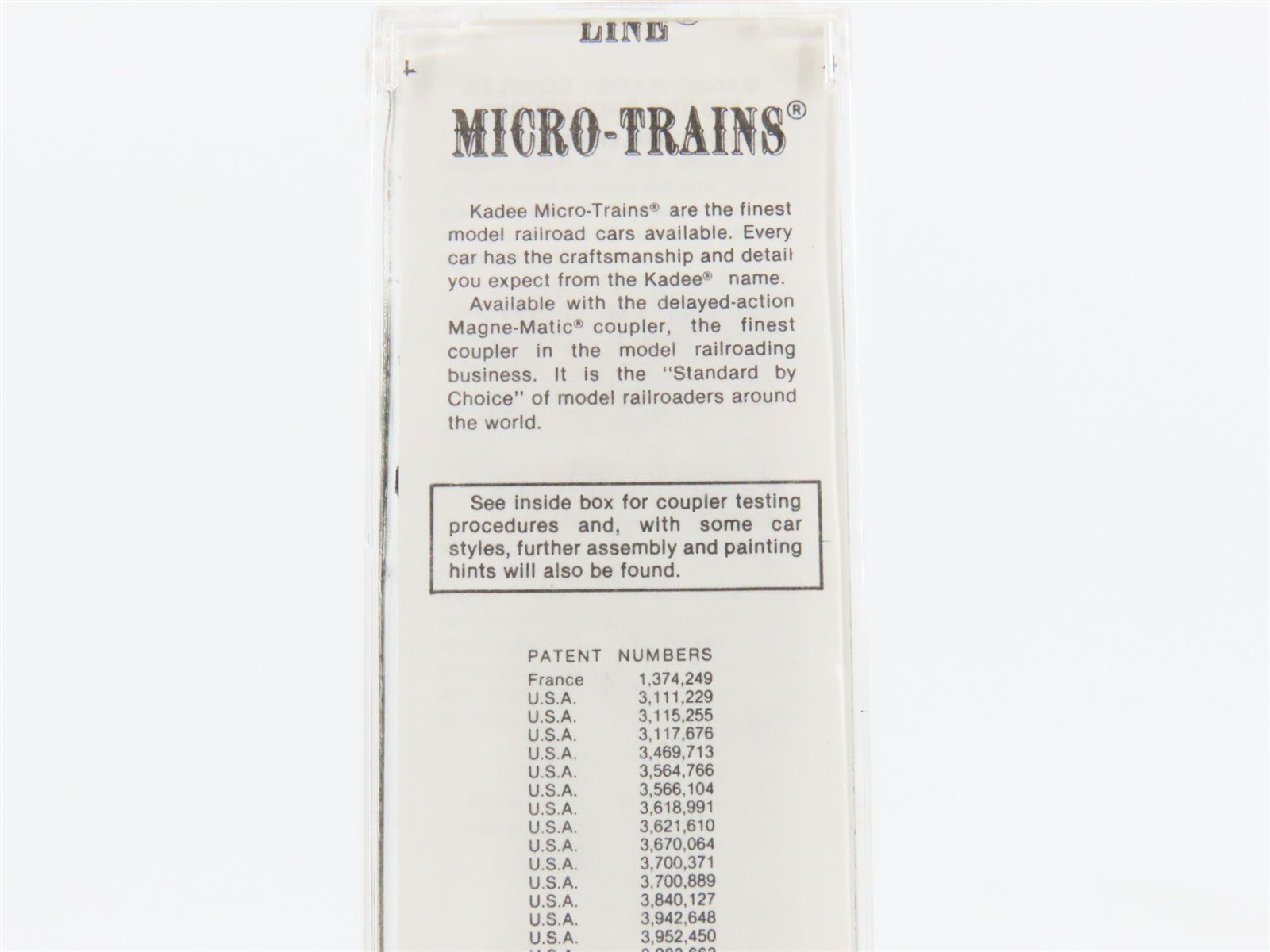 N Scale Kadee Micro-Trains MTL 24040 BN Burlington Northern 40' Box Car #161837