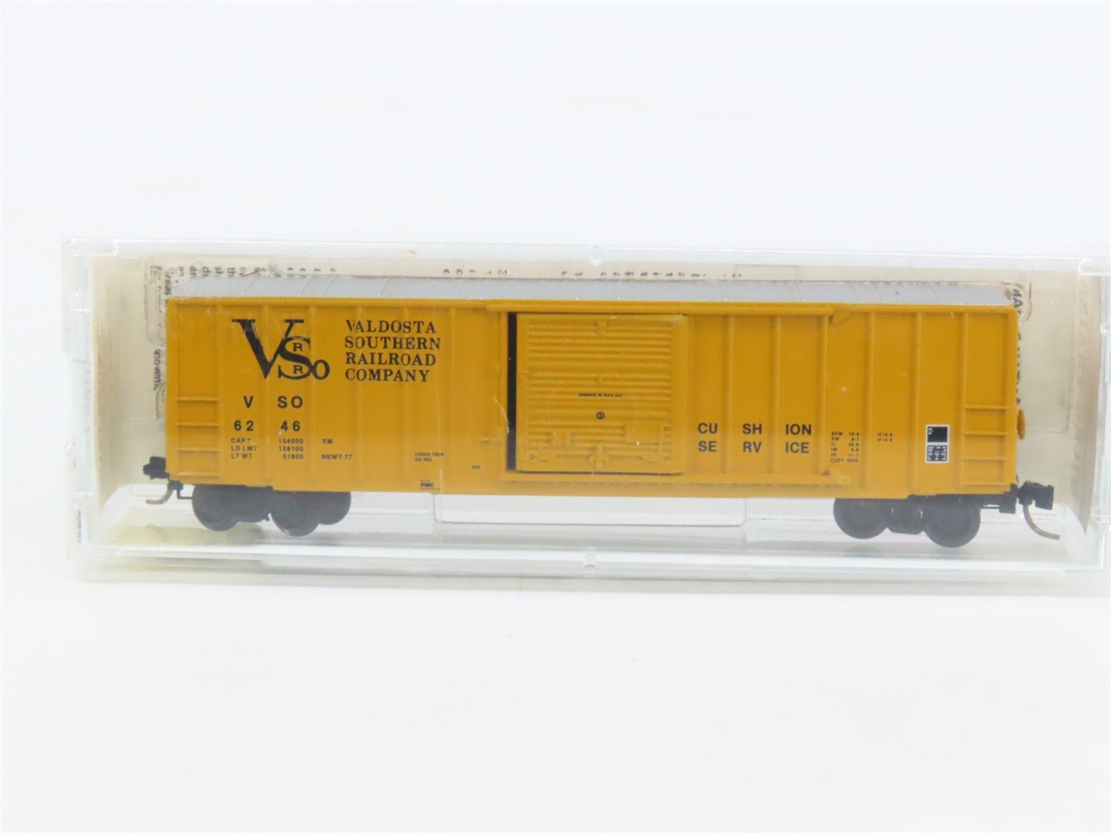 N Scale Kadee Micro-Trains MTL 25450 VSO Valdosta Southern 50' Box Car #6246