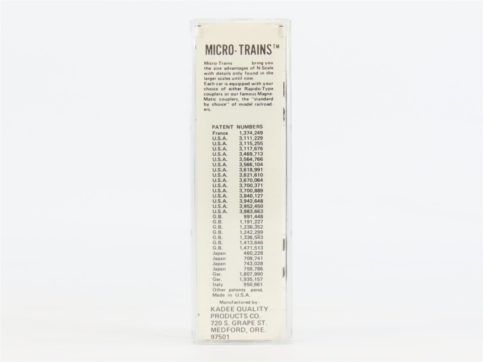 N Kadee Micro-Trains MTL 24020 LV Lehigh Valley 40' Single Door Box Car #66201
