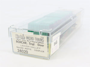 N Kadee Micro-Trains MTL 24020 LV Lehigh Valley 40' Single Door Box Car #66201