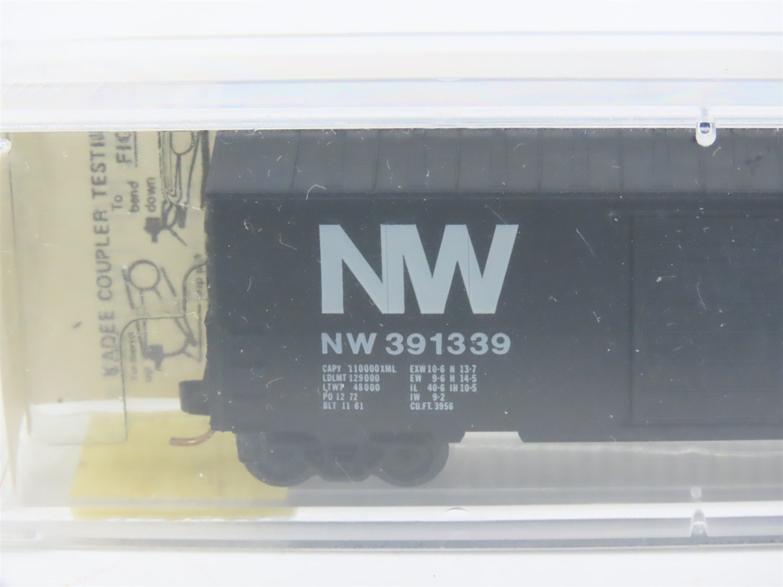 N Scale Kadee Micro-Trains MTL 24030 NW Norfolk & Western 40' Box Car #391339