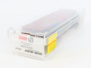 N Scale Micro-Trains MTL 25430 RI Rock Island 50' Rib Side Box Car #36187