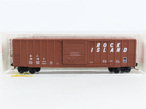 N Scale Micro-Trains MTL 25430 RI Rock Island 40' Rib Side Box Car #36187