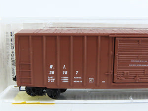 N Scale Micro-Trains MTL 25430 RI Rock Island 40' Rib Side Box Car #36187