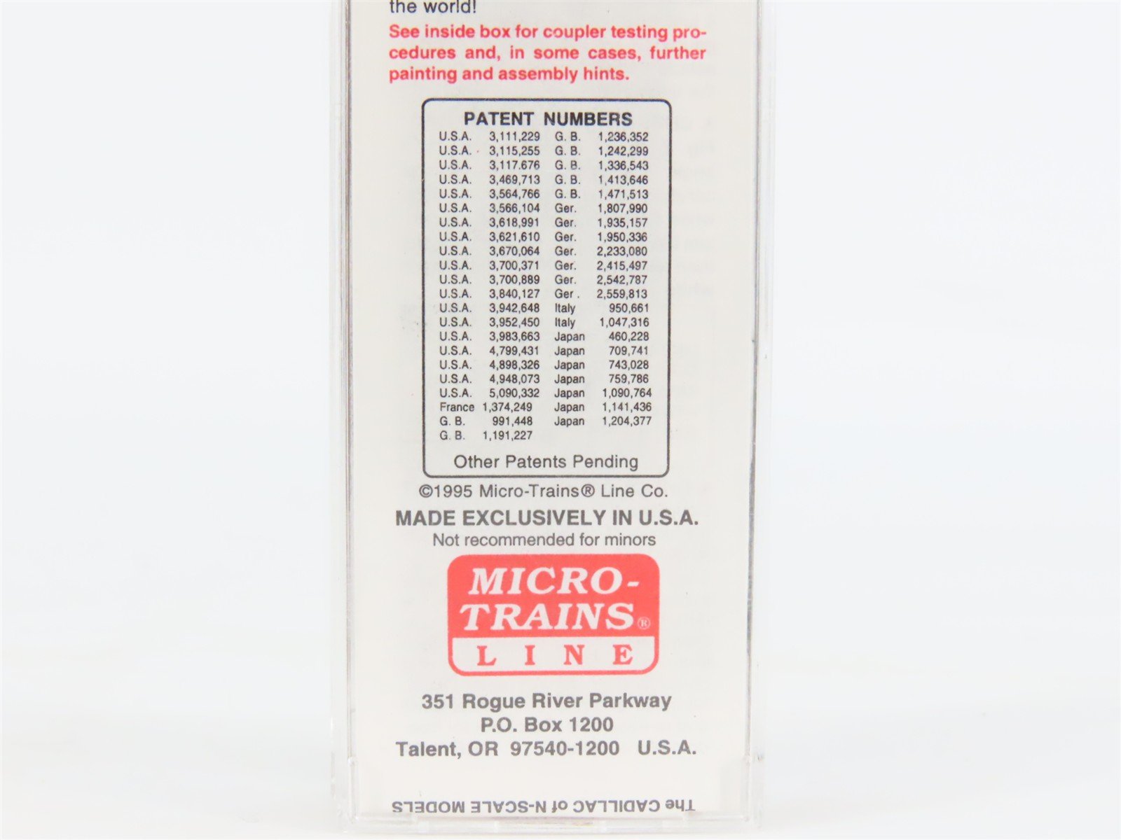 N Scale Micro-Trains MTL 25430 RI Rock Island 40' Rib Side Box Car #36187