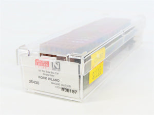 N Scale Micro-Trains MTL 25430 RI Rock Island 40' Rib Side Box Car #36187