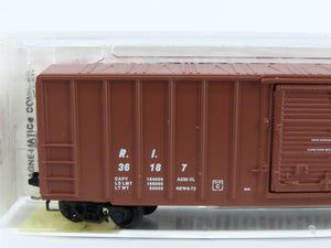 N Scale Micro-Trains MTL 25430 RI Rock Island 40' Rib Side Box Car #36187
