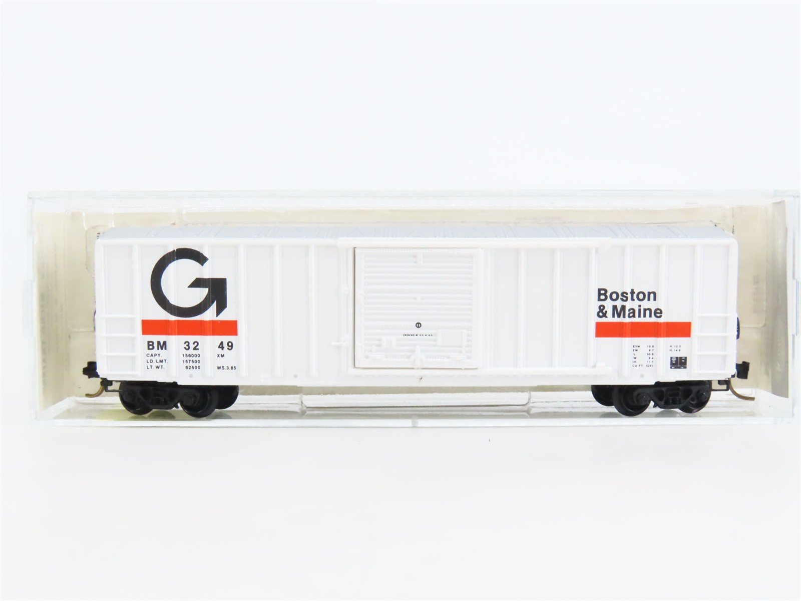 N Scale Kadee Micro-Trains MTL 25400 BM Boston & Maine Guilford 50' Boxcar #3249
