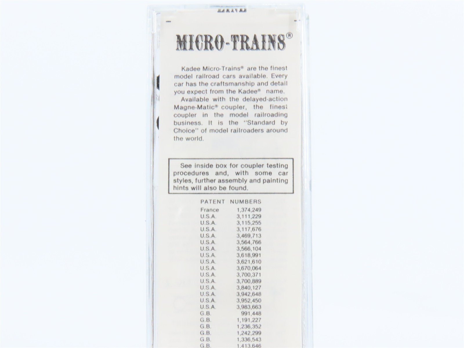 N Scale Kadee Micro-Trains MTL 25400 BM Boston & Maine Guilford 50' Boxcar #3249